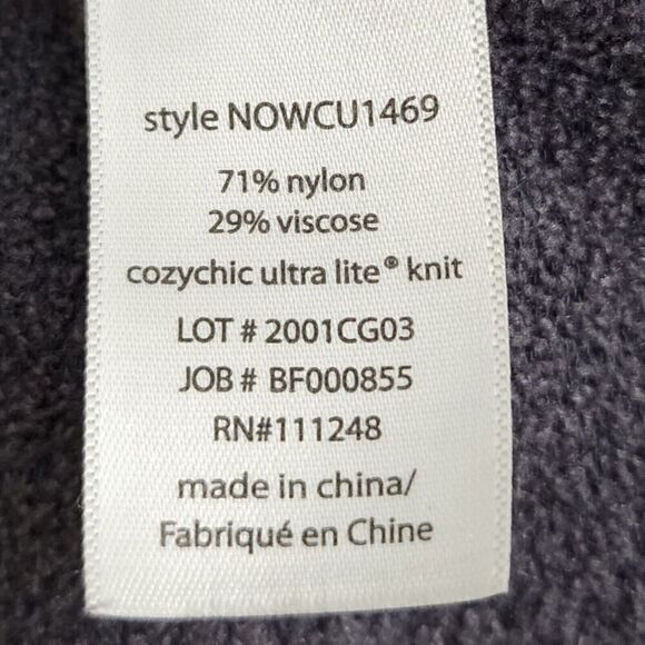 Barefoot Dreams‎ Cardigan Small Gray Sweater Cozychic Ultralite Knit Tie Waist - Picture 3 of 9